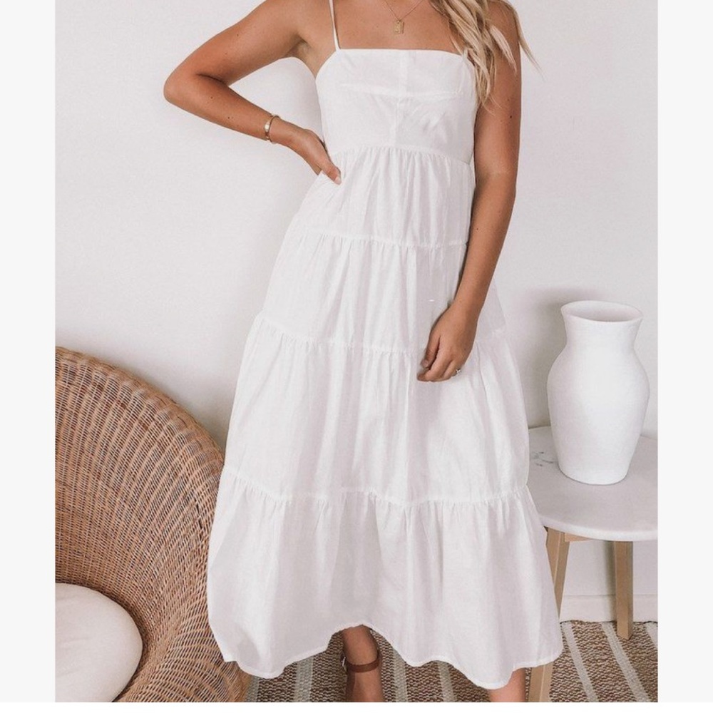 BANANA REPUBLIC WHITE SUMMER DRESS